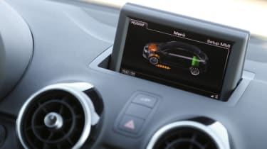 Audi A1 e-tron display