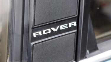 Rover SD1 (1976-1986) icon - Close up of Rover badge on the door
