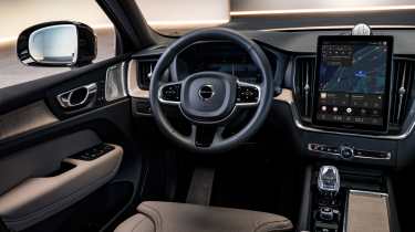 Volvo XC60 facelift 2026 - dash