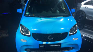Smart EQ ForTwo Cabrio - Geneva full front
