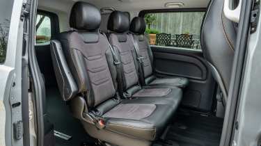 New Mercedes Vito SportX - rear seats