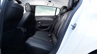 Peugeot 308 long term test first report - rear seat