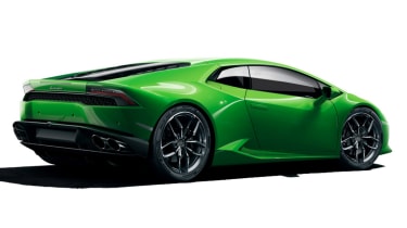 Lamborghini Huracan green rear