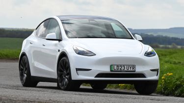 Tesla Model Y - front cornering