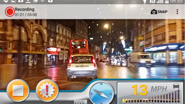 Dash cam app product test autoguard