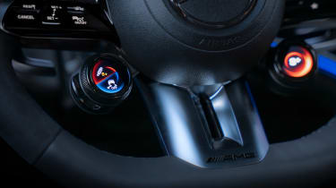 Mercedes-AMG EQE SUV - steering wheel detail