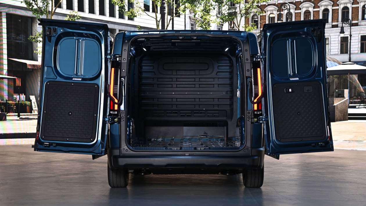 Kia PV7 Cargo rear loading view