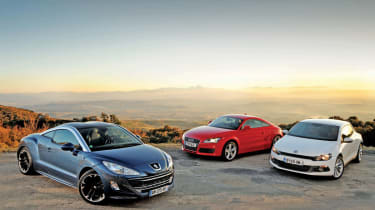 Peugeot RCZ vs rivals