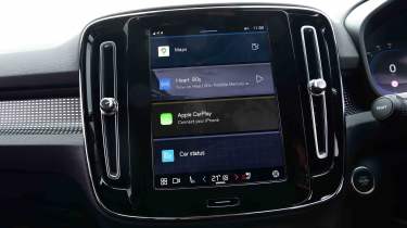 Volvo XC40 - infotainment home screen