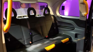 New London Taxi revealed - rear seats