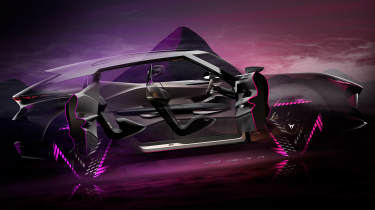 Cupra Tindaya concept - rear sketch