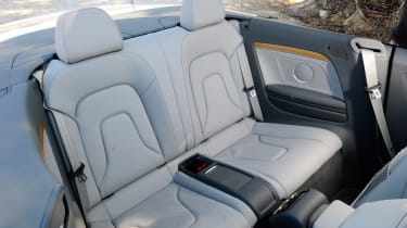 Audi A5 Cabriolet rear seats