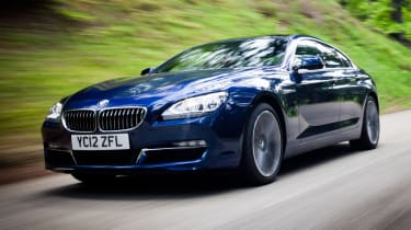 BMW 640d Gran Coupe front tracking