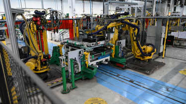 Renault electric car manufacturing machinery