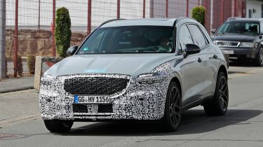 New Genesis GV70 testing - front 3/4