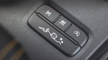 Ford Ranger Wildtrak - drive mode buttons