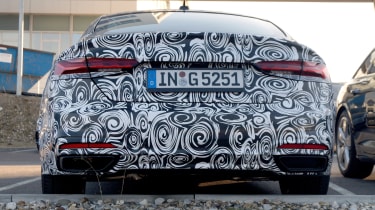 Audi A5 Sportback spies - rear
