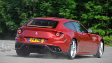 Ferrari FF rear cornering