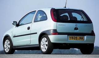 Rear view of Vauxhall Corsa