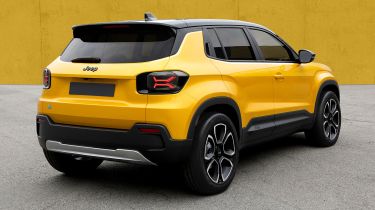 Jeep electric SUV - rear