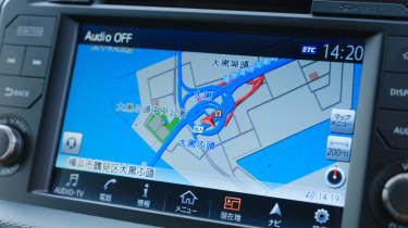 Nissan GT-R T-Spec - infotainment screen