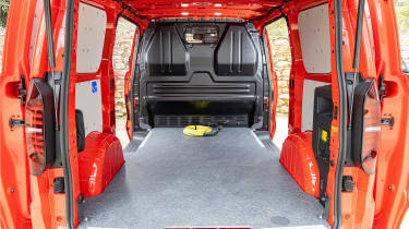 Volkswagen e-Transporter - cargo bay (from rear)