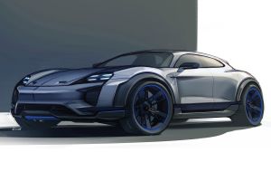 Porsche Mission E Cross Turismo - sketch