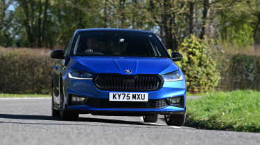 Skoda Fabia 130 long-term test - front tracking 