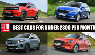 Best cars for under £300 per month - header image