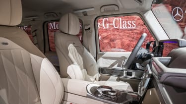 New Mercedes G-Class revealed - front seats