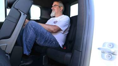 Mercedes GLB electric - third row seats with senior test editor, Dean Gibson