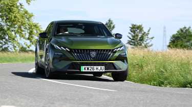 Peugeot E-408 - front cornering