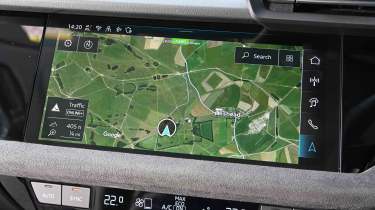 Audi S3 - sat-nav screen