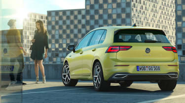 New Volkswagen Golf Mk8 leaked images - rear