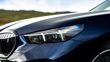 BMW i5 headlight detail