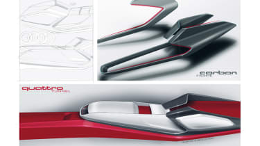 2013 Audi Quattro Sport concept centre console