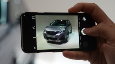 Peugeot 3008 big reveal - phone picture
