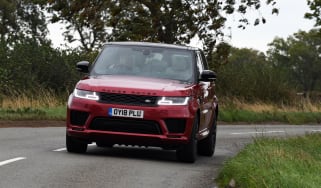 Range Rover Sport cornering