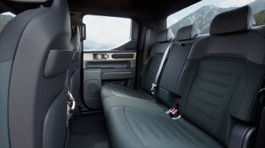 Kia Tasman - rear seats