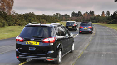 Ford Grand C-MAX vs. rivals