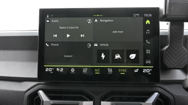 Dacia Bigster - infotainment screen 