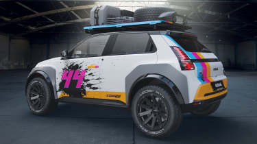 Renualt 5 4x4 concept by Delta4x4 - rear angled