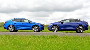 Skoda Enyaq iV and Volkswagen ID.5 - face-to-face
