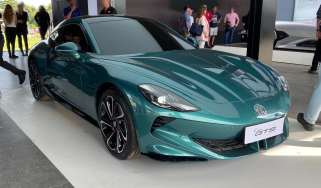MG Cyber GT Concept on display at 2024 Goodwood Festival of Speed - front static