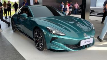 MG Cyber GT Concept on display at 2024 Goodwood Festival of Speed - front static