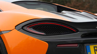 McLaren 570S first UK drive - rear lights