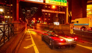 Jaguar F-Type SVR Tunnel Run - rear three quarter