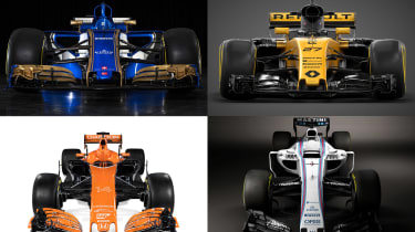 F1&#039;s new cars for 2017