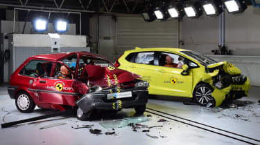 Old car vs new car crash test - pictures  Auto Express