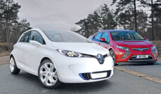 Renault Zoe and Vauxhall Ampera